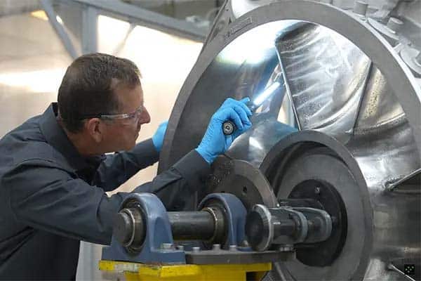 Inspection of processed aerospace part