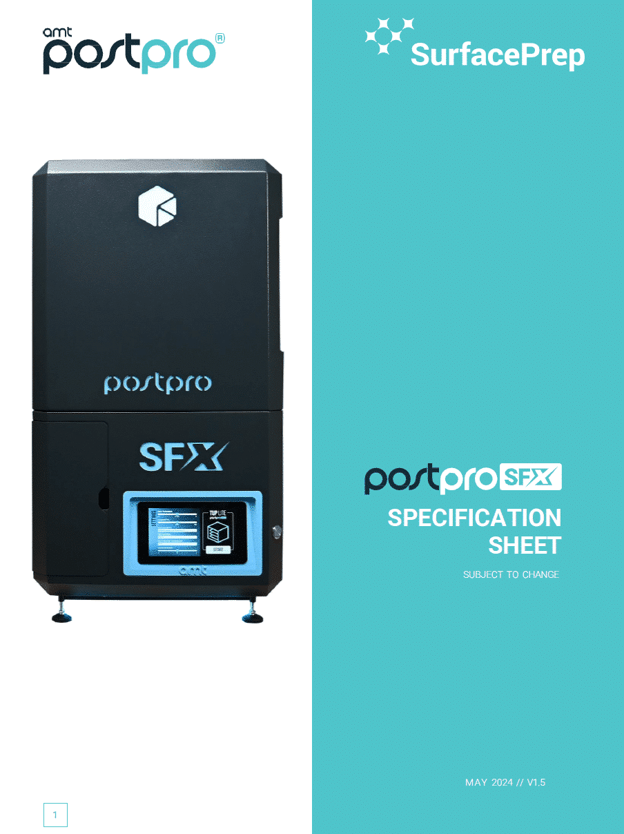 AMT PostPro SFX specification sheet