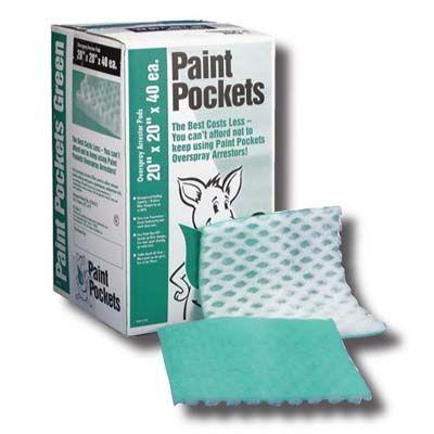 Green Paint Pockets Paint Pockets – Green 20″ x 20″ – 40 Pack